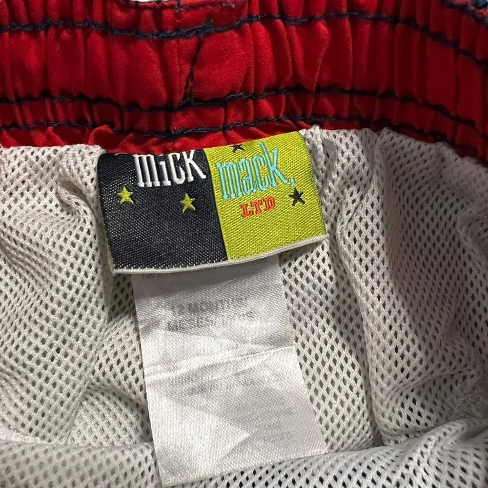 Mick Mack Ltd 12m Nautical Pirate Anchor Swim Trunks